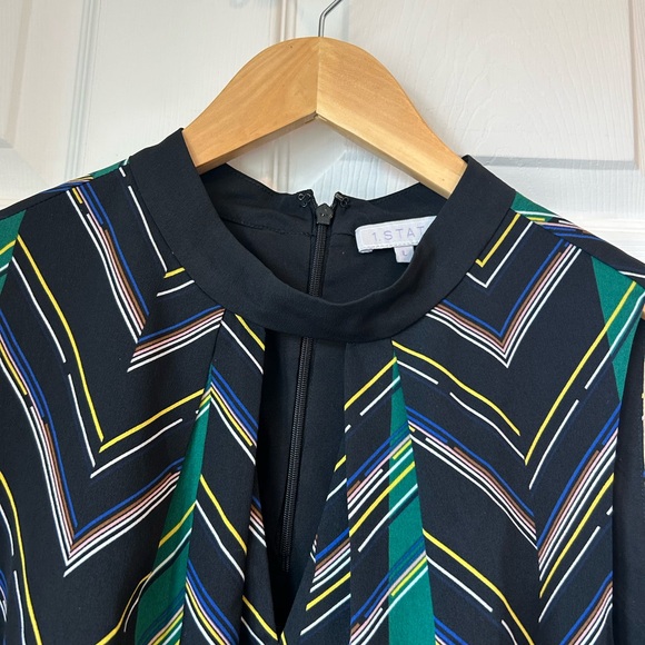 1. State Multicolor Geometric Dress - Picture 2 of 4